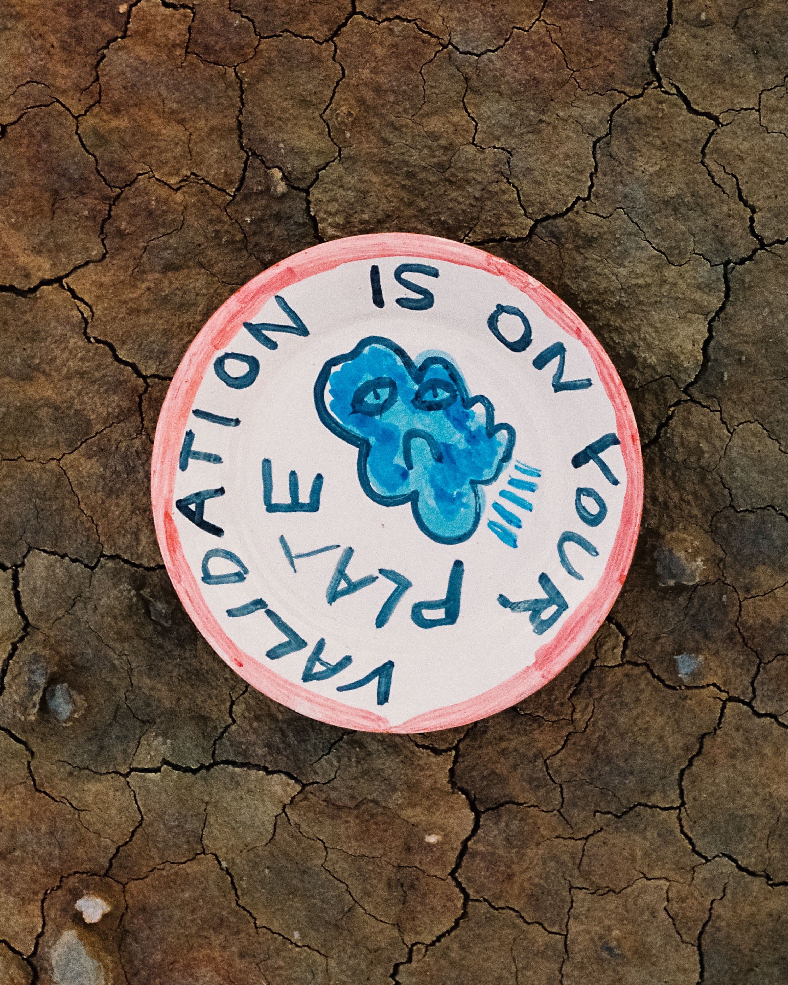 Plato pequeño "Validation is on your plate"