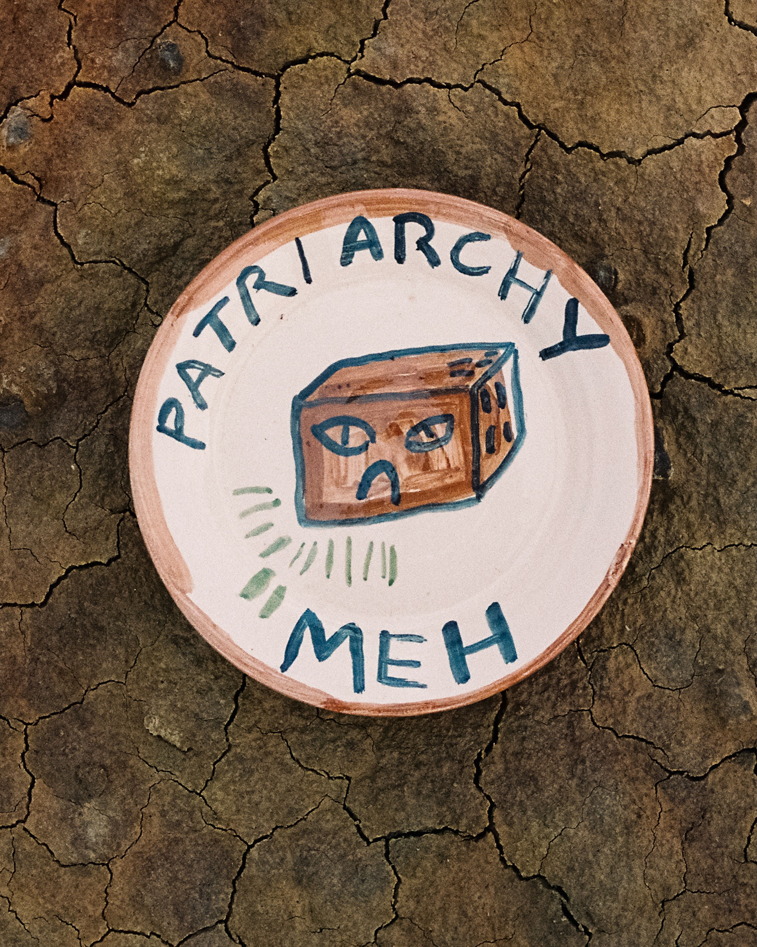 Plato pequeño "Patriarchy Meh"