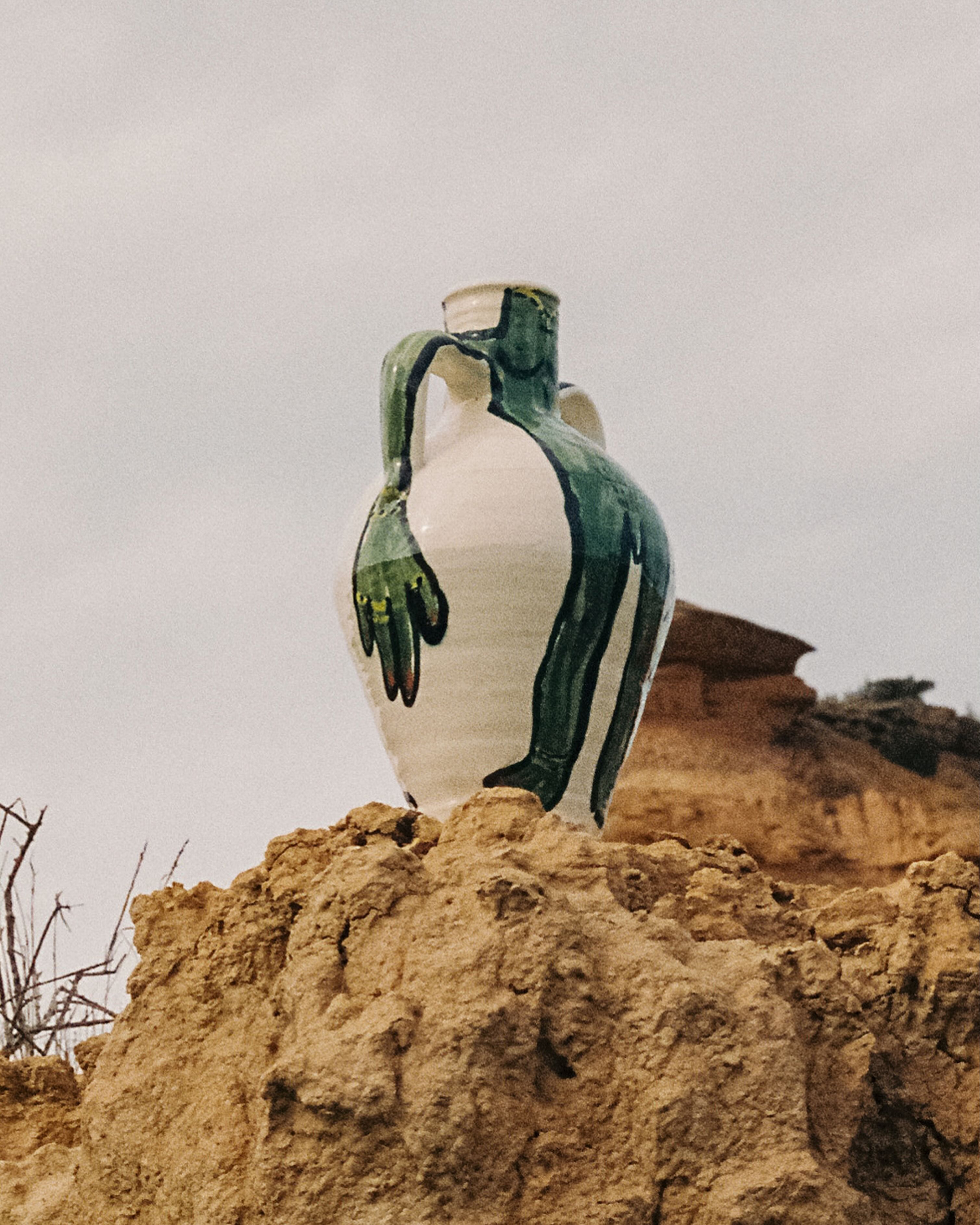 "Fill me with anxiety" vase