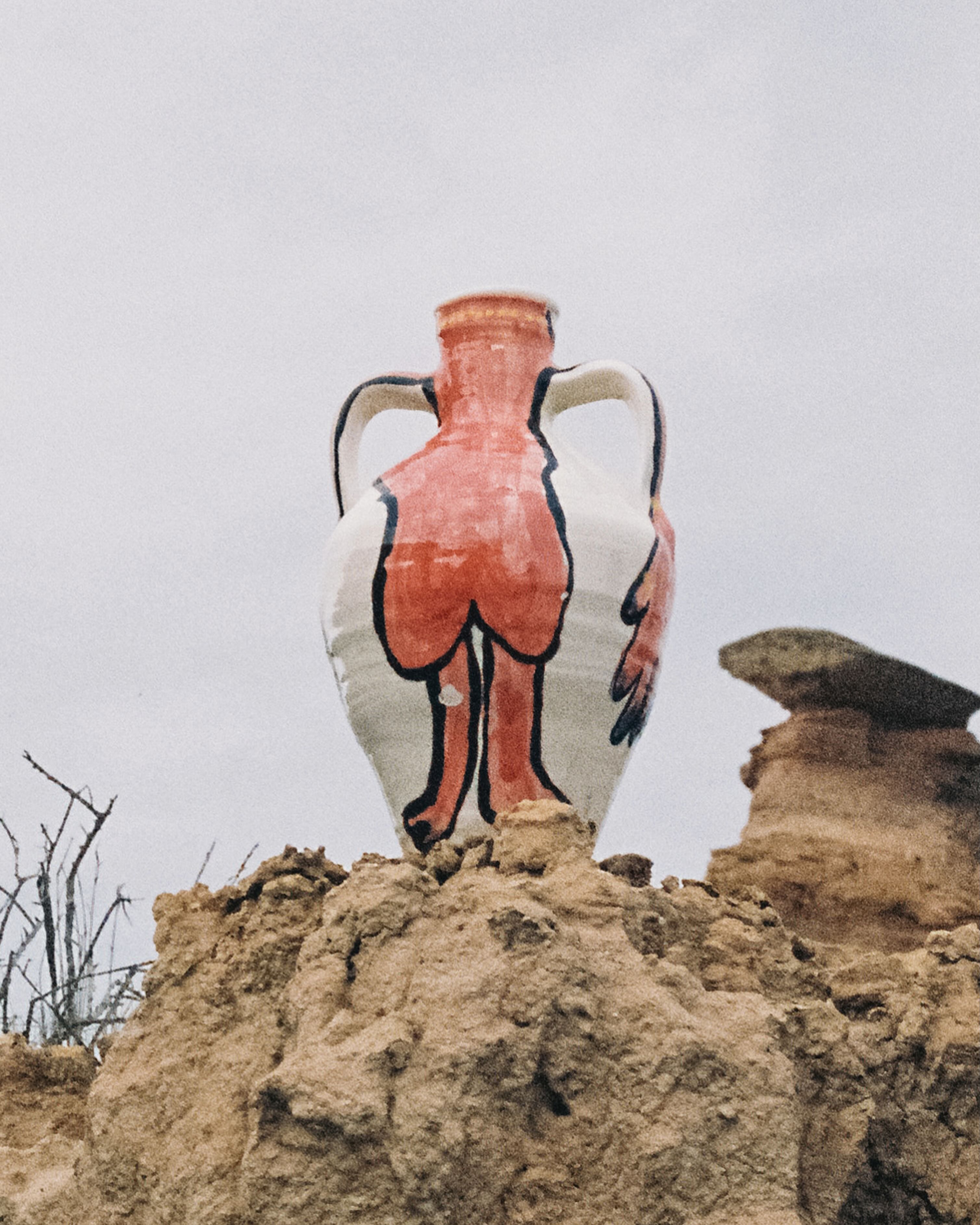 "Fill me with doubts" vase