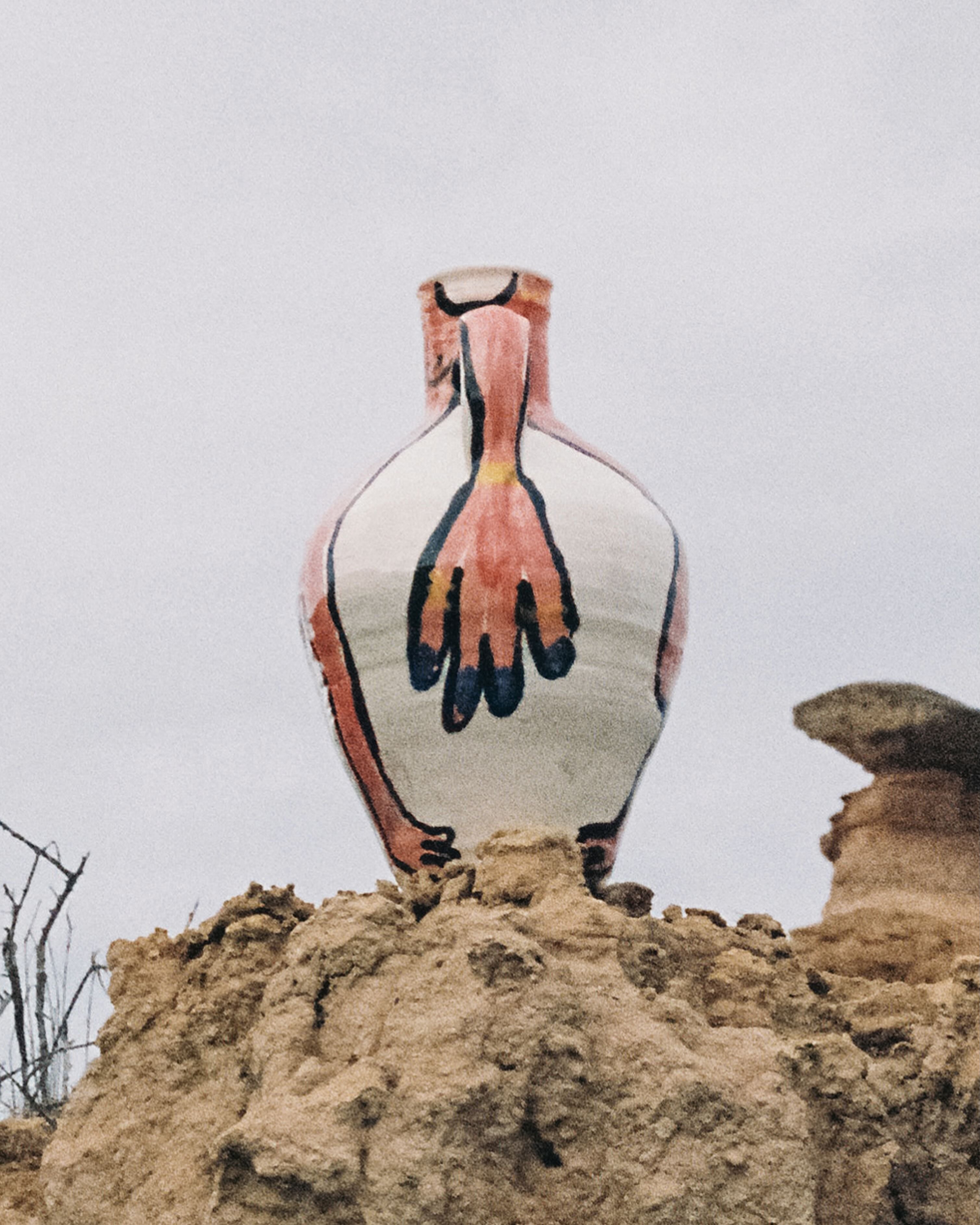 "Fill me with doubts" vase