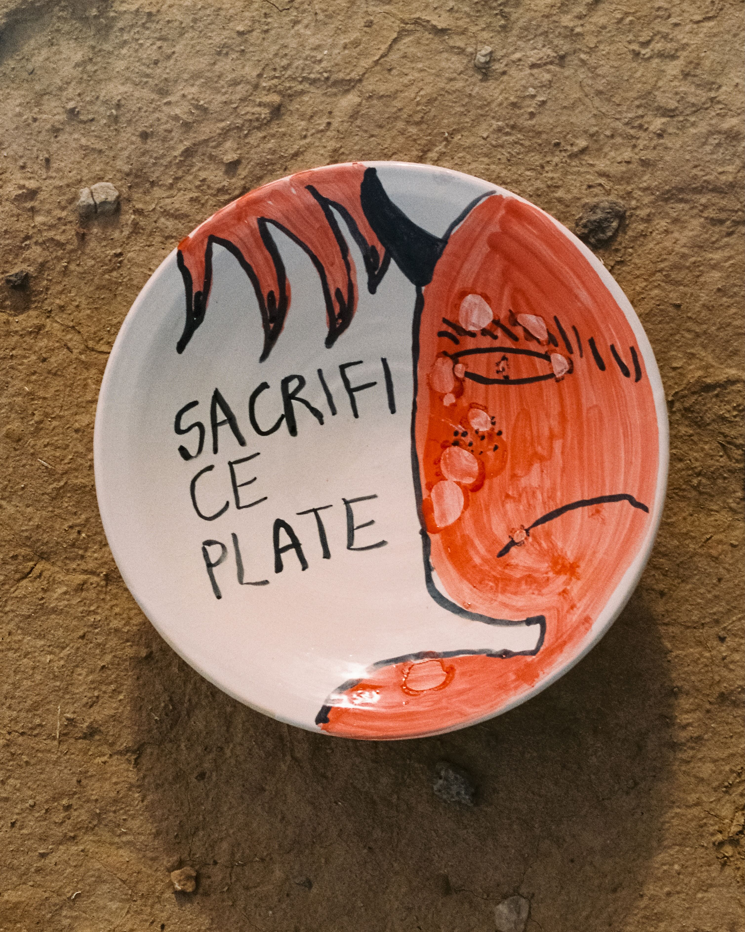"Sacrifice plate" big platter